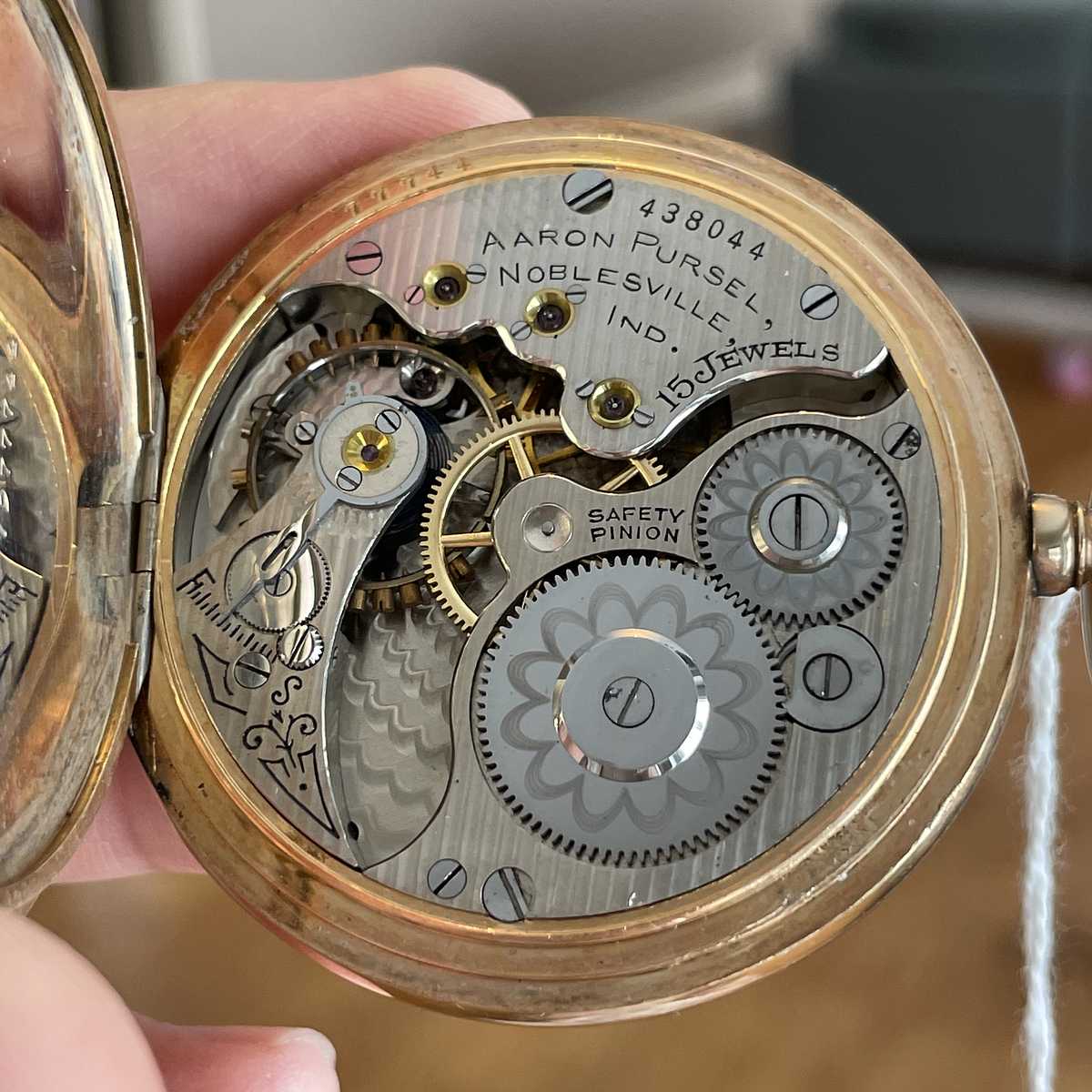 1906 South Bend Watch Grade 280 Aaron Pursel - Noblesville, Indiana - South Bend Watch Company Movement