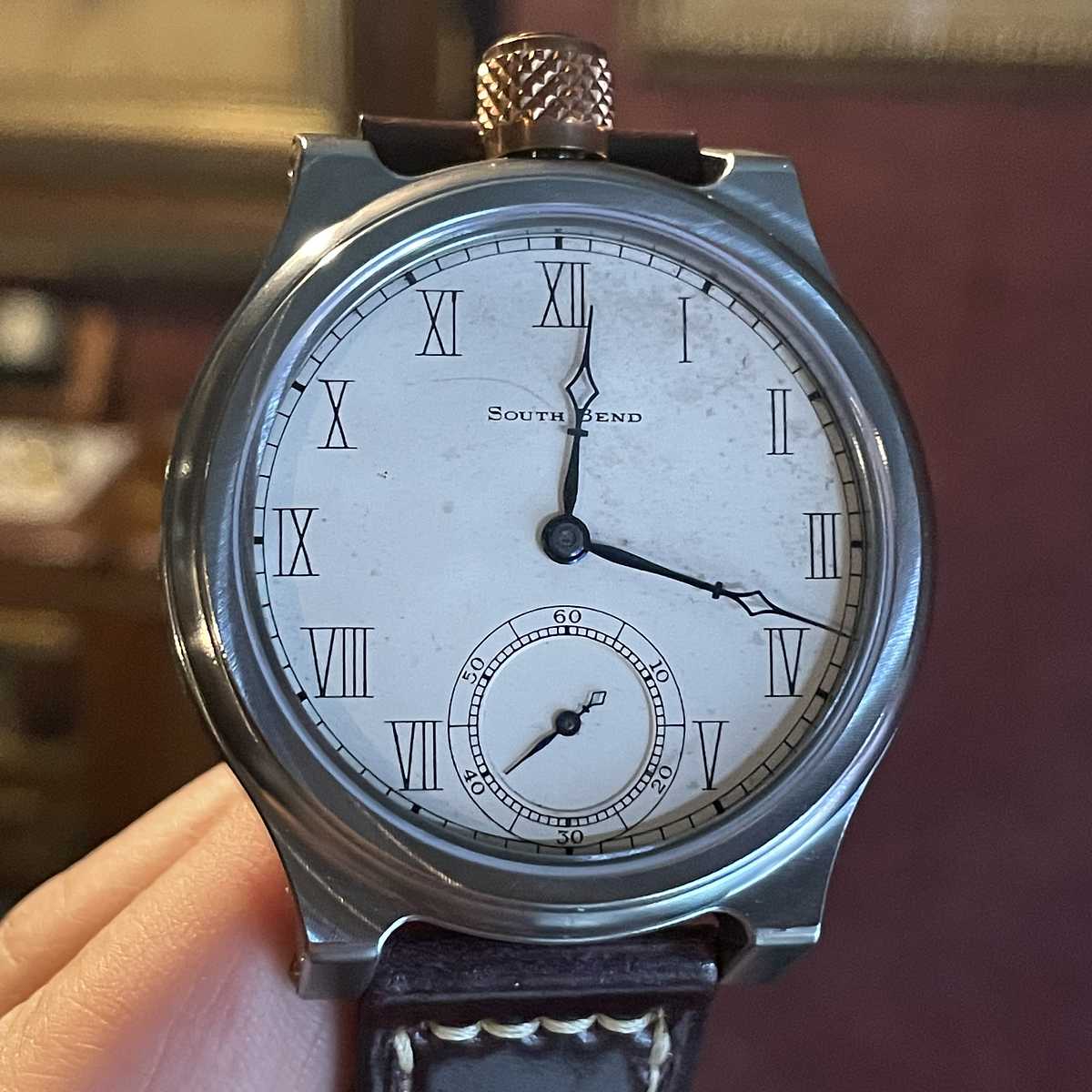 1920 South Bend Watch Grade 429 Front View